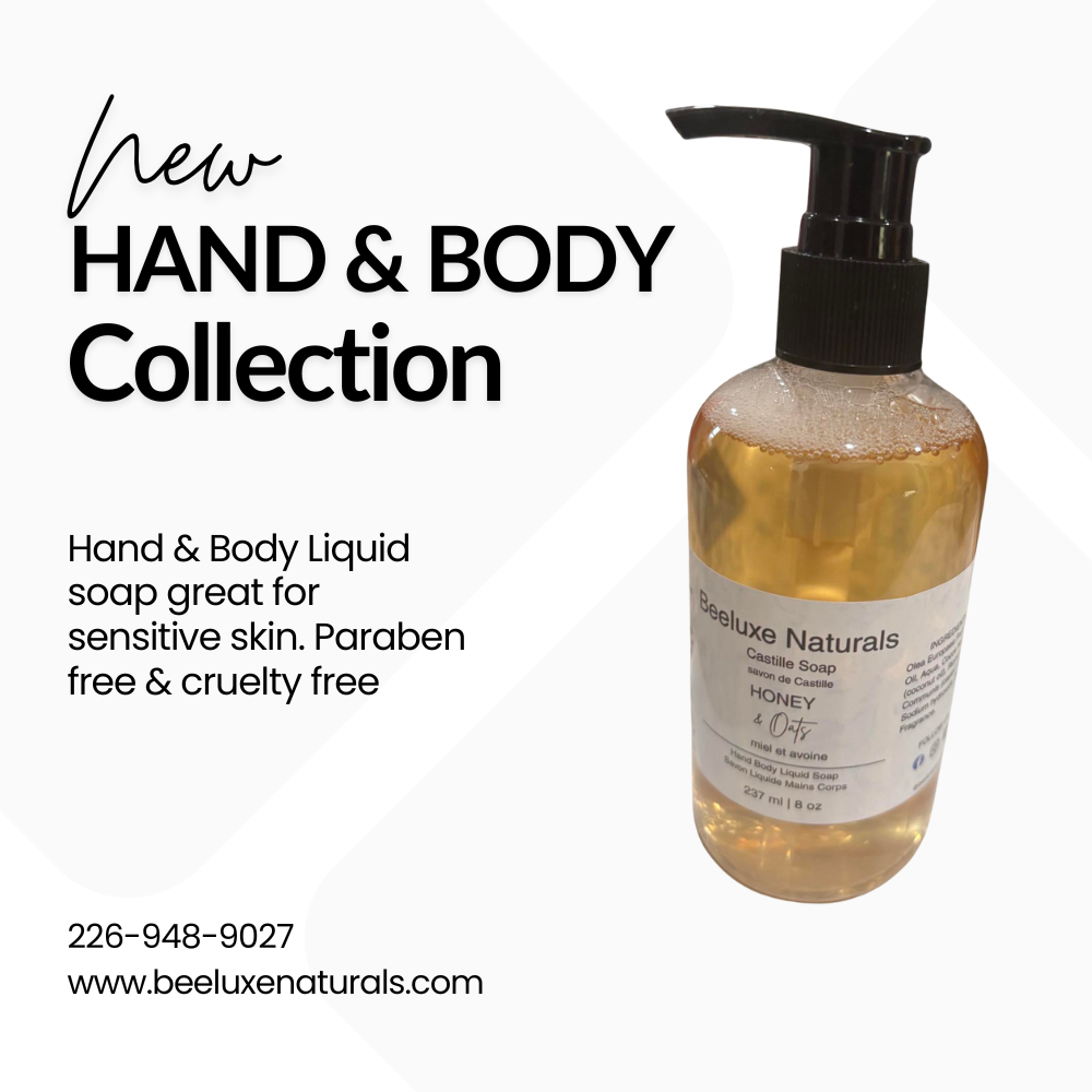 Honey & Oat Hand & Body Castille Soap 237 ml | 8 oz