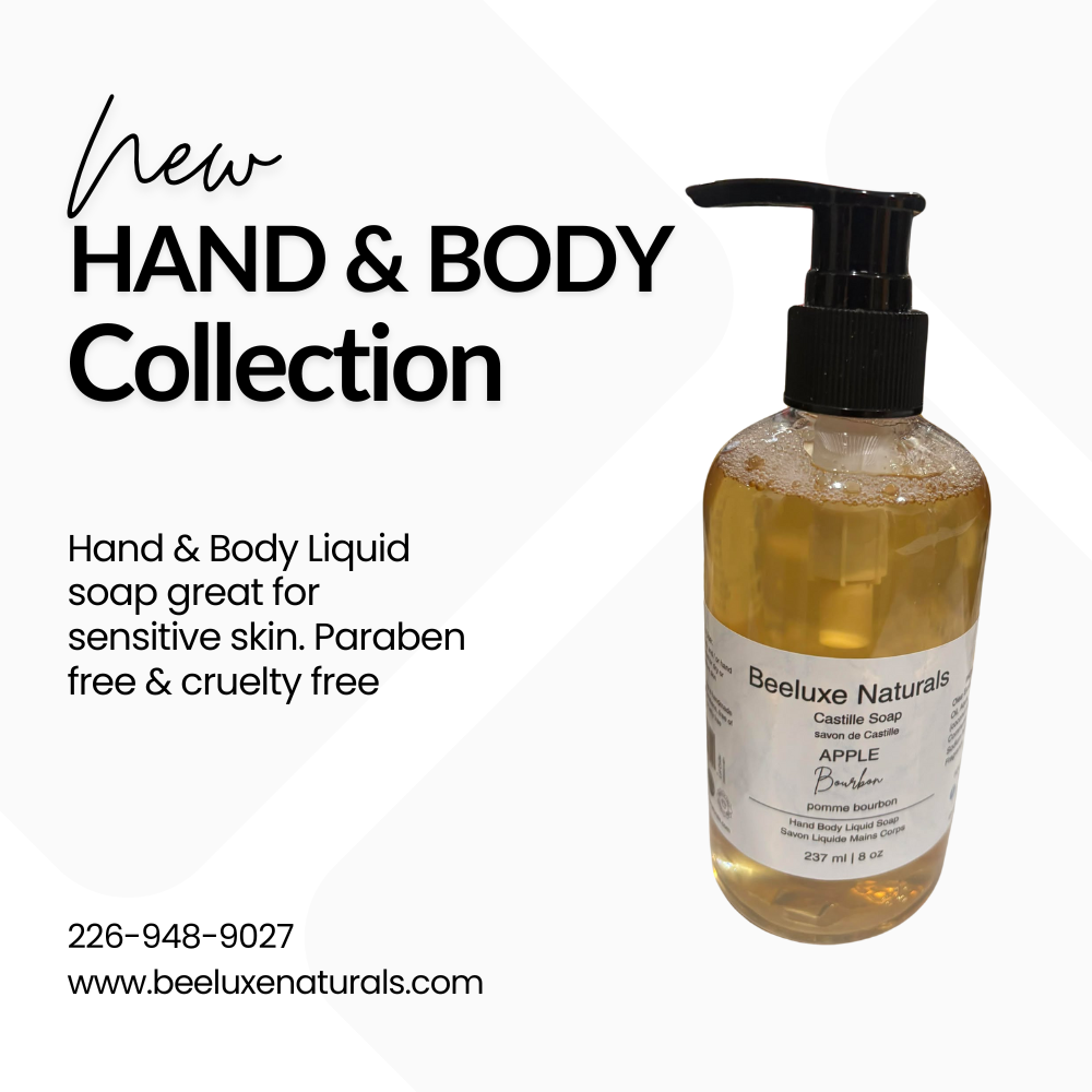 Apple Bourbon Hand & Body Castille Soap-Gentle for Sensitive Skin