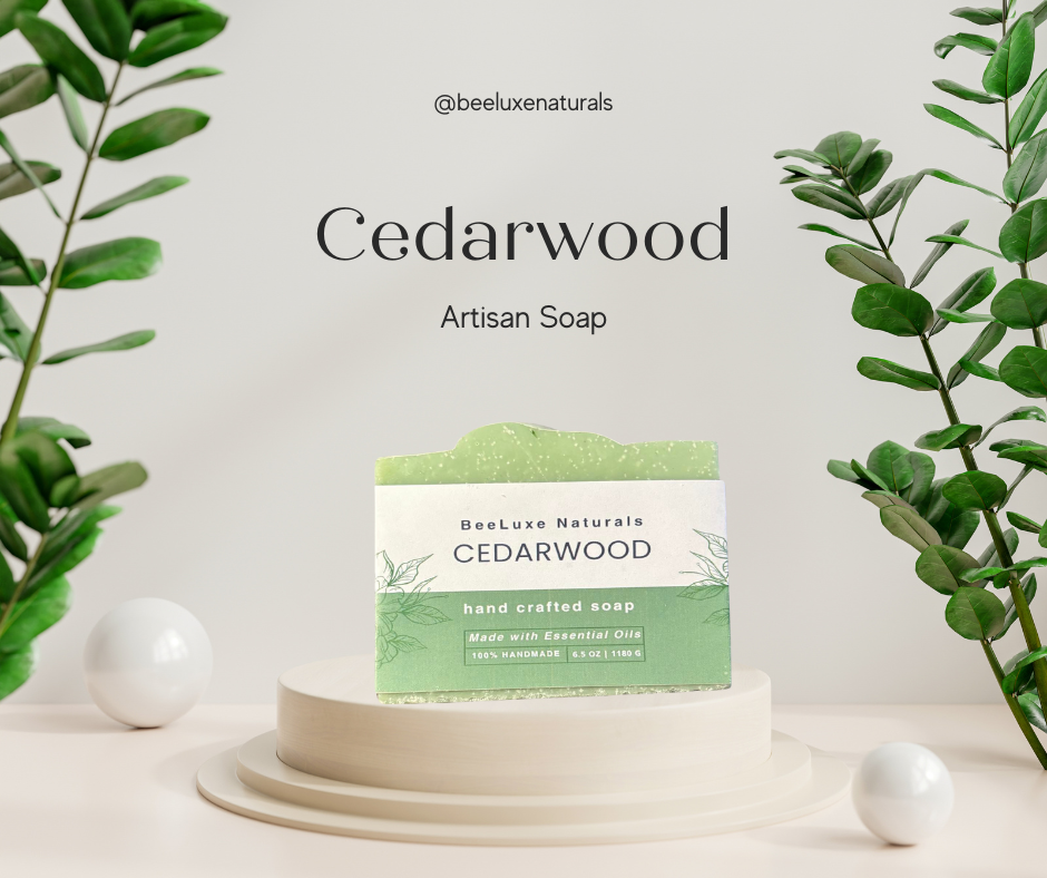 Hand-crafted Soap-Cedarwood Soap – Luxurious, All-Natural Skincare