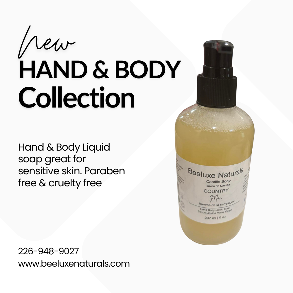 Country Man Hand & Body Castille Soap-Gentle on Sensitive Skin