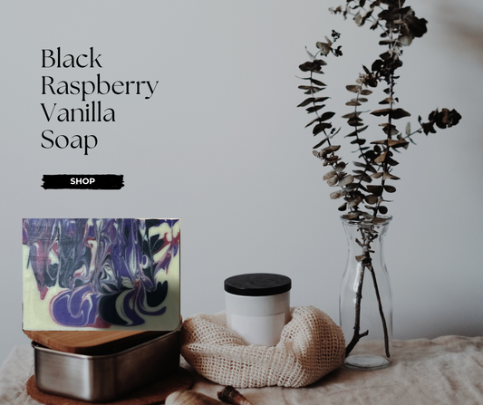 Black Raspberry Vanilla Soap 6.5 oz / 180 g