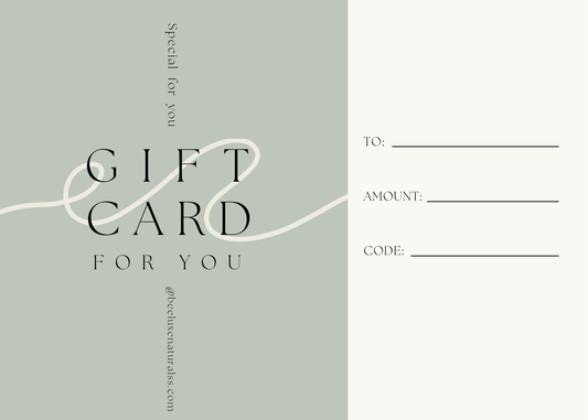 Beeluxe Naturals Gift Card