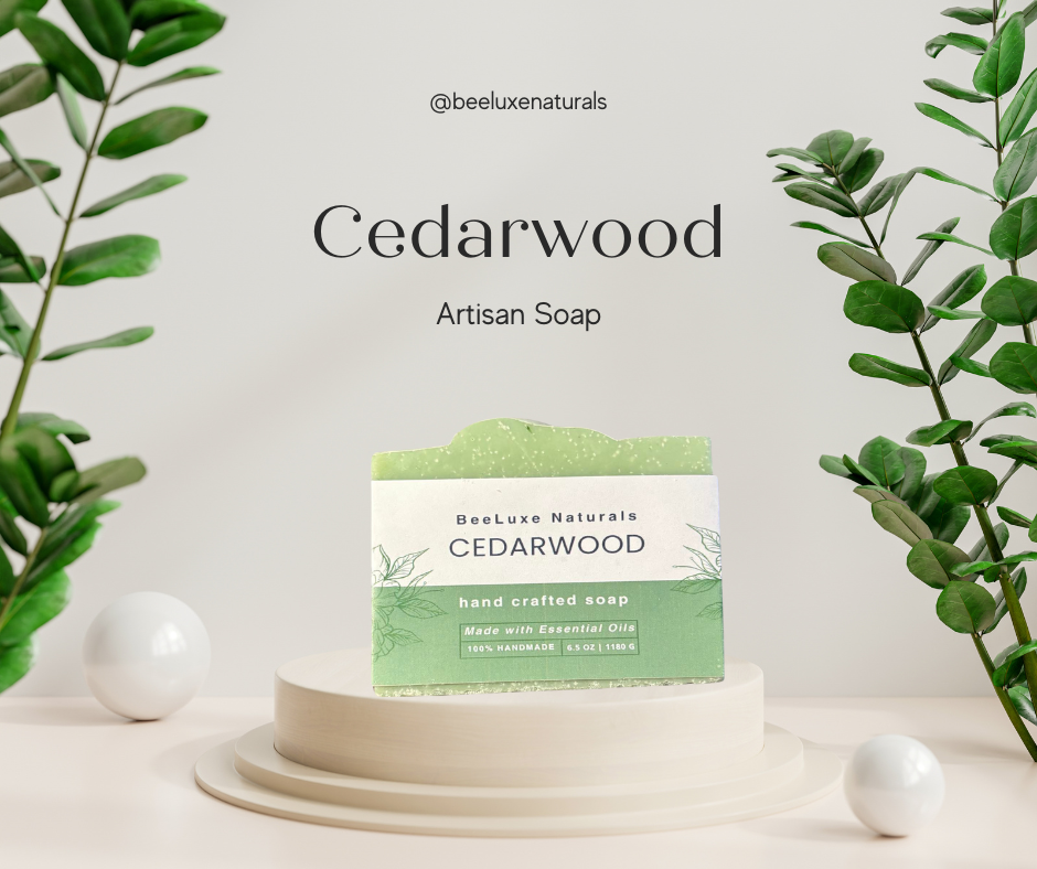 Hand-crafted Soap-Cedarwood Soap  – Luxurious, All-Natural Skincare