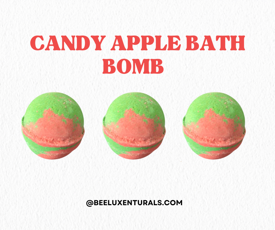 Candy Apple Bath Bomb 113 ml / 4 oz Pack of three