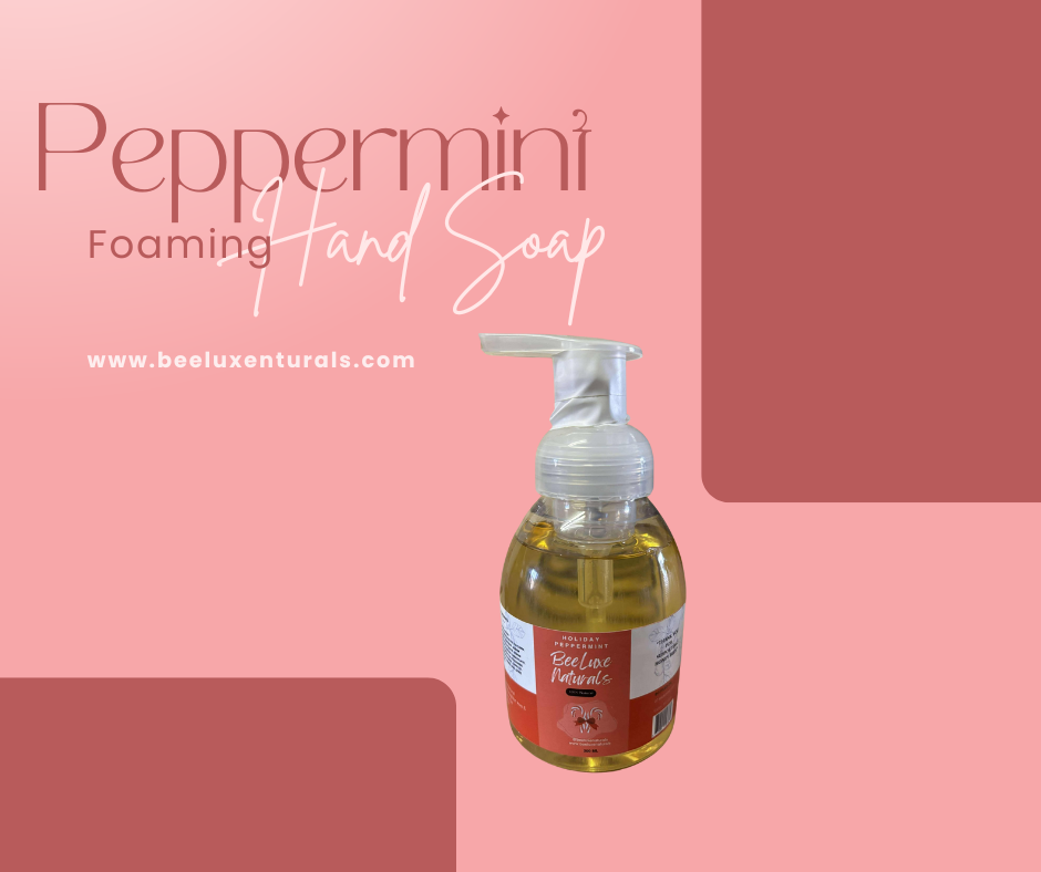 Holiday Pepperming Foaming Hand Soap 10 oz / 296 ml